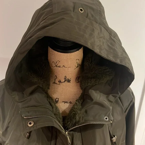 Sam Edelman waterproof army green jacket - Picture 8 of 11